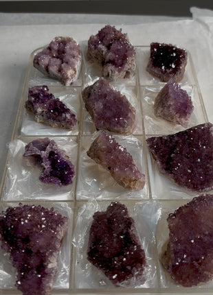 12 Pieces ! Amethyst Lot From Alacam Mine
