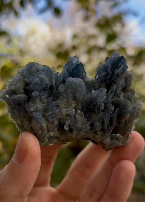 Blue Barite - From Cavnic mine, Romania