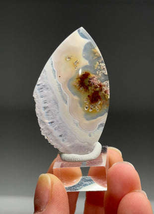 Pink Banded Flower Agate