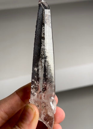 New ! Glittery Hematite Lithium Phantom Quartz