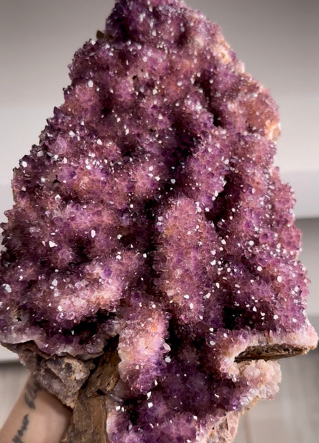 Pink and Purple Amethyst Flowers - From Alacam Mine
