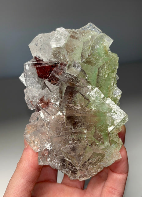 Multicolor Gemmy Halite Specimen