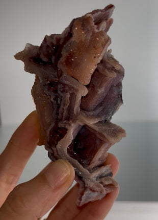 Unusual ! Amethyst after Chalcedony Specimen PM0972