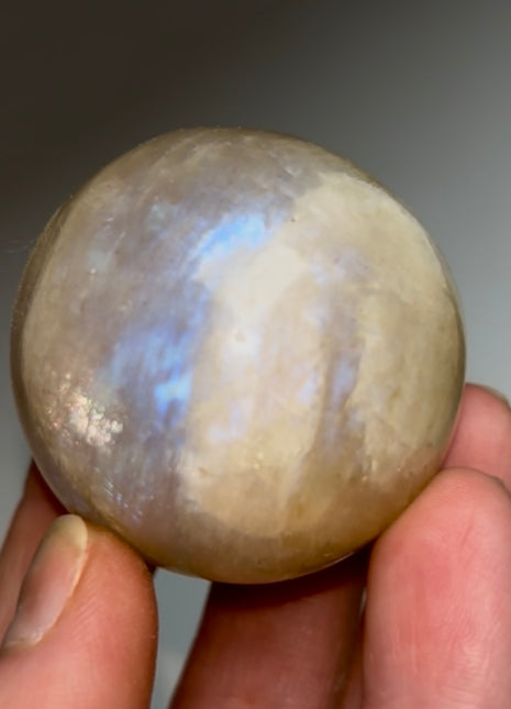 Flashy Rainbow Moonstone Sphere