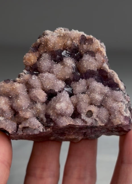 Unusual ! Amethyst with Pink Quartz - From Alacam Mine