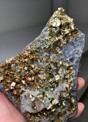 Very High Grade Pyrite with Quartz