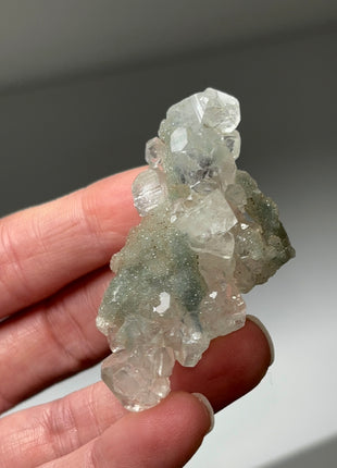 18 Pieces ! Druzy Blue Chalcedony with Apophyllite Lot