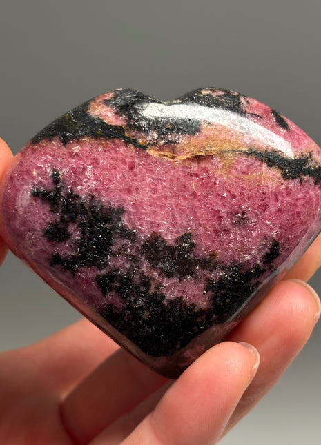 Pink Rhodonite Heart