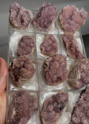 12 Pieces ! Pink Purple Amethyst Flowers Lot From Alacam Mine
