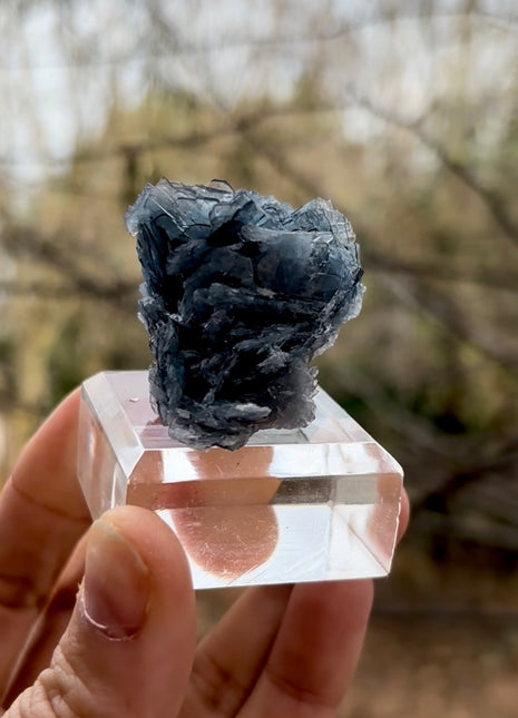 Blue Barite - From Cavnic mine, Romania