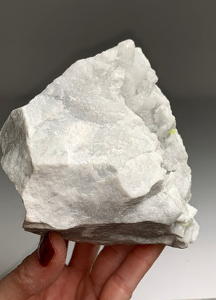Gem Quartz with Sulphur in Marble (Old Classic) - Carrara, Italy - Collection # 101