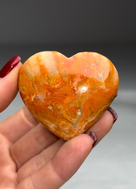 Top Grade Bumblebee Jasper Heart