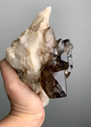 Stunning ! Elestial Smoky Quartz - From Namibia