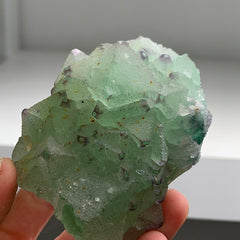 Collection image for: Icy Green Octahedral Fluorite