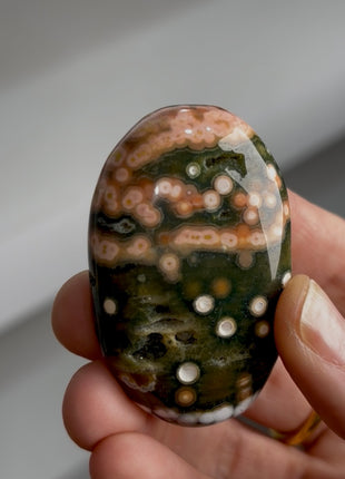 Pink Orbicular Ocean Jasper