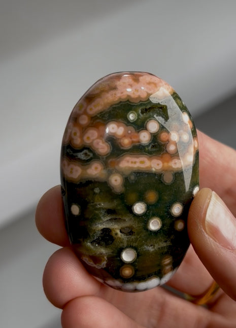 Pink Orbicular Ocean Jasper