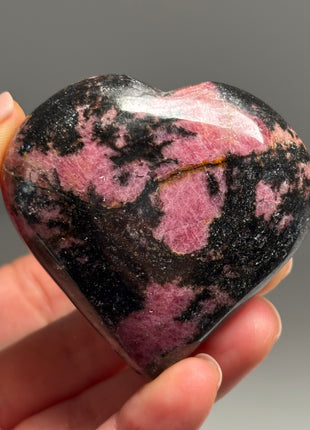 Pink Rhodonite Heart