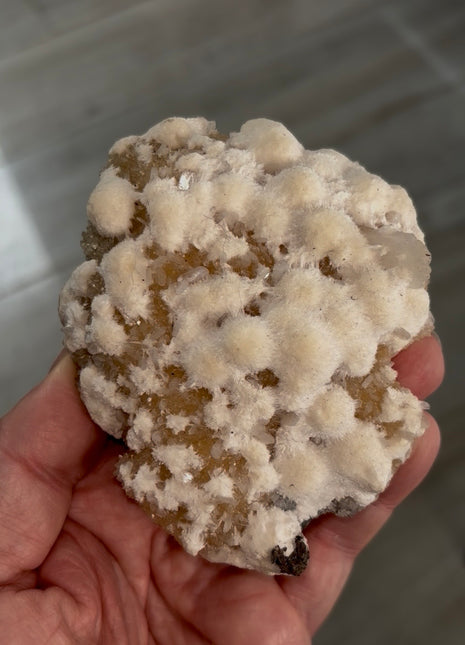 New ! Okenite Snowballs with Orange Stilbite