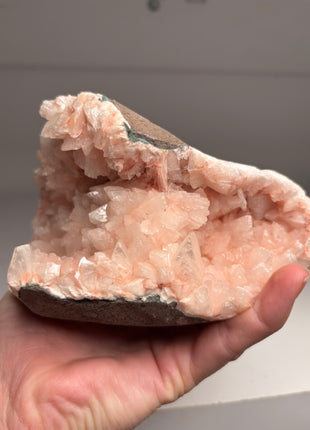 Pink Helulandite Geode DW023