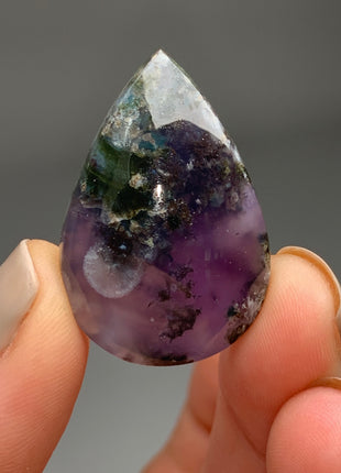 New Arrival ! Purple Moss Chalcedony