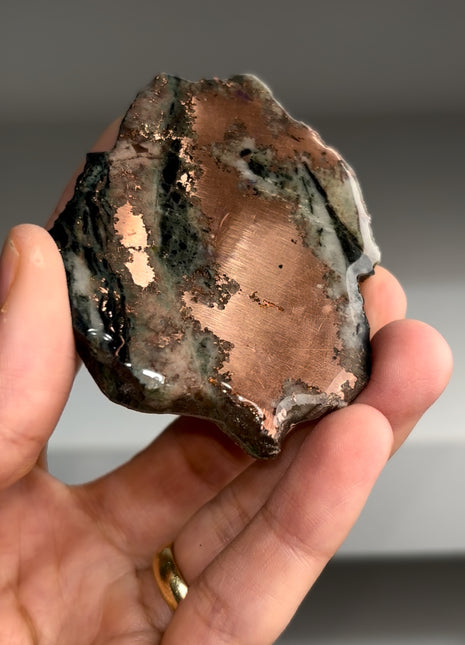 Copper Ore Slab - From Keweenaw Peninsula, Michigan