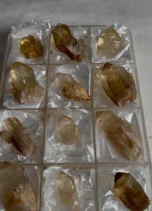 12 Pieces ! Kundalini Citrine Lot from Congo
