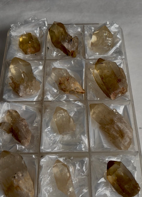 12 Pieces ! Kundalini Citrine Lot from Congo