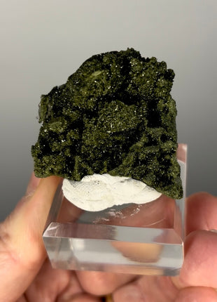 Forest Green Epidote with Quartz