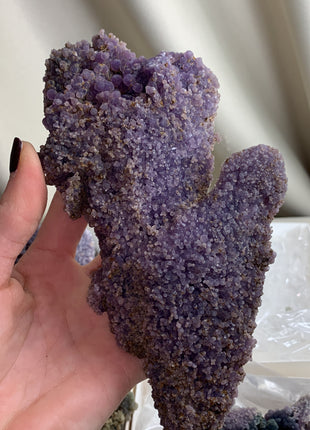 Wow !! Grape Agate Lot - From Sulawesi, Indonesia - 4 Pieces !