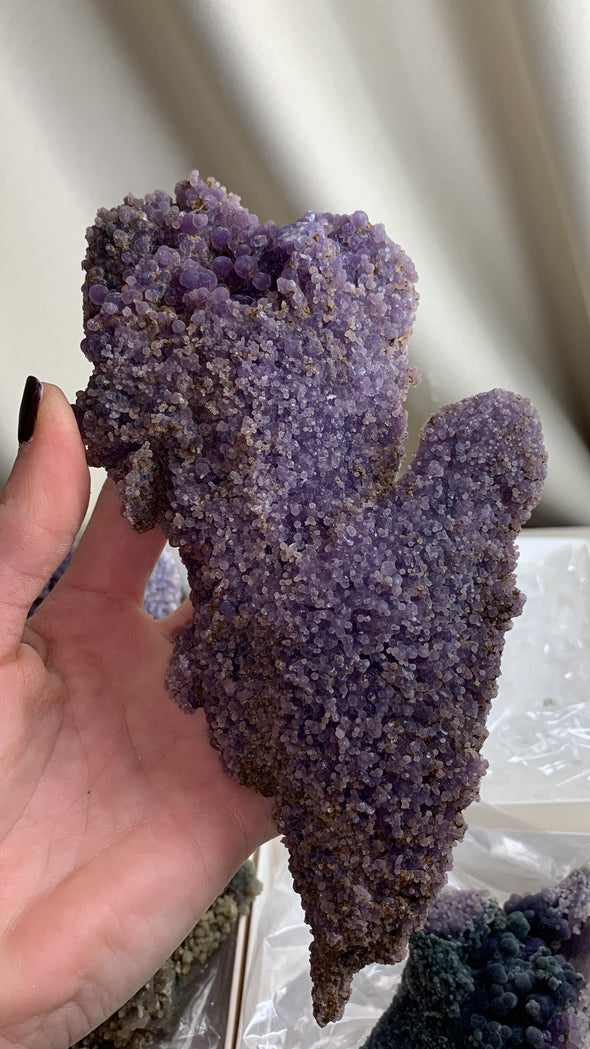Wow !! Grape Agate Lot - From Sulawesi, Indonesia - 4 Pieces !