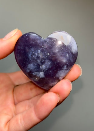 Rare Purple Chalcedony Heart Special Price 💥