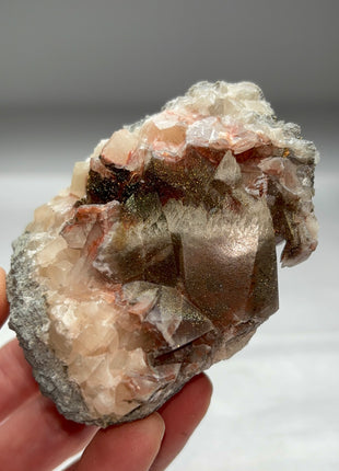 New find ! Iridescent Calcite with Chalcopyrite from Moldova