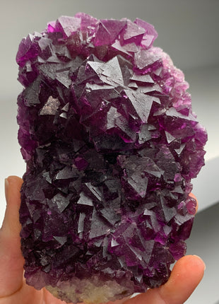 Octahedral Reddish Purple Fluorite