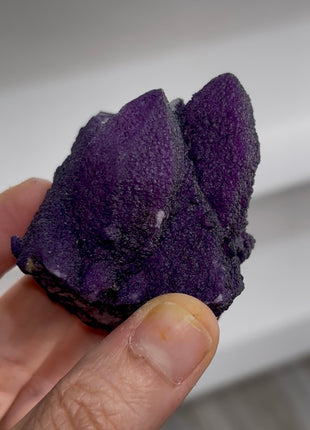 Purple Fluorite Coated Quartz