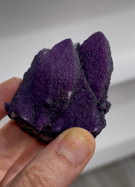 Purple Fluorite Coated Quartz