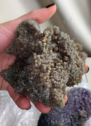 Grape Agate Lot - From Sulawesi, Indonesia - 6 Pieces !