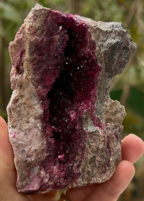 Roselite Geode Collection # 625