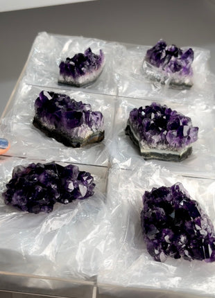 6 Pieces ! High Grade Amethyst Lot from Uruguay