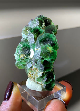 New find ! Fluorite w/ Black Tourmaline - From Erongo, Namibia