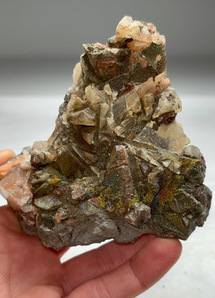 New find ! Iridescent Calcite with Chalcopyrite from Moldova