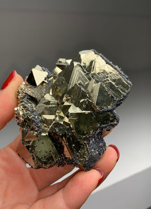 Very High Grade Pyrite from Huanzala, Peru