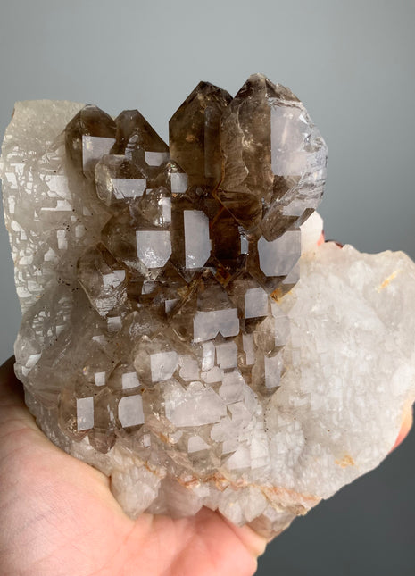 Wow ! Elestial Smoky Quartz - From Namibia