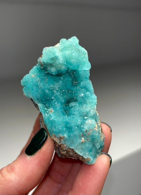 Sparkling Sky Blue Hemimorphite