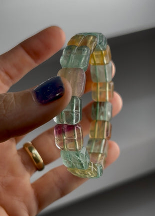 Candy Fluorite Bangle BG027