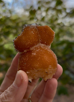 Bright Orange Thomsonite with Mesolite