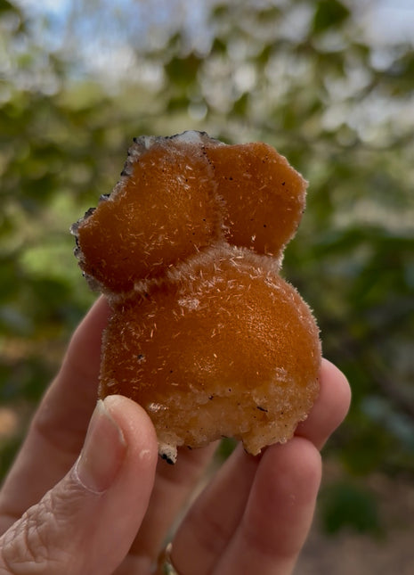 Bright Orange Thomsonite with Mesolite