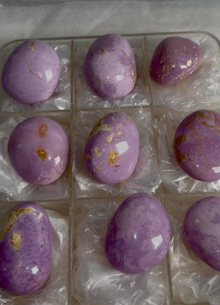9 Pieces ! Pastel Pink Lavender Phosphosiderite Lot