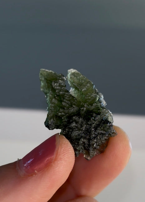 Green Moldavite from Czech Republic