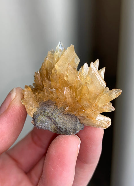 Yellow Selenite - From Lubin mine, Poland