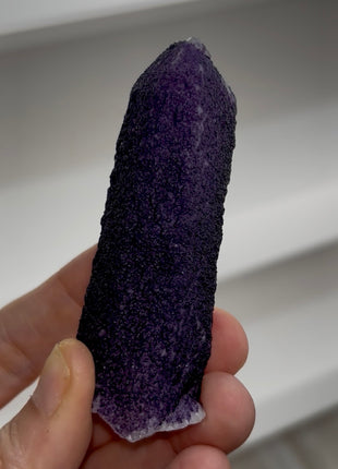 Purple Fluorite Coated Quartz